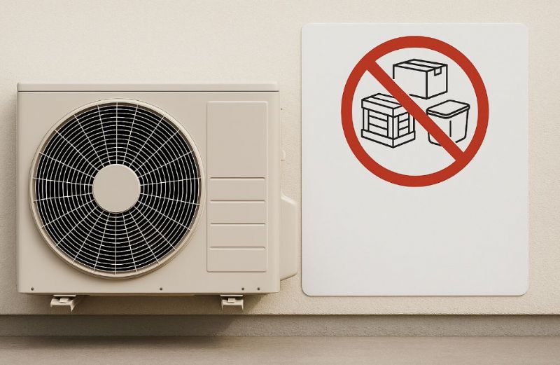 冷氣室外機周圍別堆雜物！保持空氣流通才能順利散熱